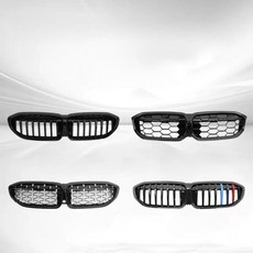 BMW 3시리즈 크롬죽이기 블랙그릴 센터그릴 튜닝그릴, 6. 23-25 스타일 F, 1개