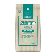 도그라인 퍼피 도그피아 반려견 사료, 1개, 20kg, 닭
