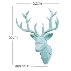 헌팅트로피 뿔사슴장식 빈티지 인테리어 북유럽 벽걸이, 옵션5
