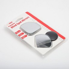 차량용 사각지대 제거 보조미러 각도 조절 가능 부채꼴 형태 사이드미러 부착형, 1개, 상세페이지 참조