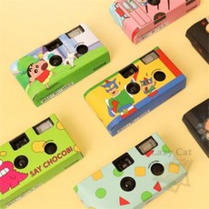 나른한고양이 짱구는 못말려 캐릭터 일회용 필름 카메라 아날로그감성 레트로감성, 08 여름방학