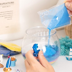 초등학생 테라리움만들기키트 색모래 모스 해변 농장, 해변가