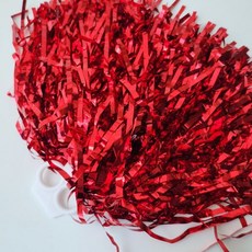 폼폼 치어리더 응원수술 고리형 레드 응원도구, 본상품