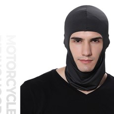 리코앤 라이딩 두건 바이크마스크, 블랙