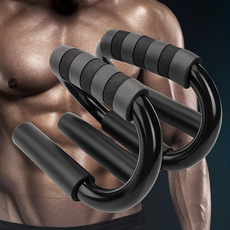 비디 S그립 손목보호 논슬립 푸쉬업바, 블랙