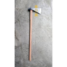 金刀具#K02鐵店出品，多功能斧頭：綠竹筍頭工具、清竹頭、破柴破竹、伐木開山農用戶外皆宜, 1個, 大斧頭裝3尺赤皮柄, 大斧頭裝3尺赤皮柄
