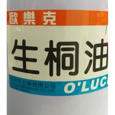 歐樂克 O'LUC 生桐油 木頭保養護木油, 1加侖/3.1Kg/桶, 1個
