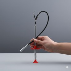 하수구 배수구 막힘 해결 플렉시블 다용도 틈새 집게 배수구클리너 다용도집게 하수구뚫기