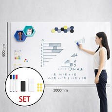 붙이는 자석 칠판 화이트보드 시트지, PVE