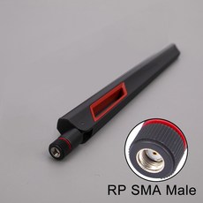 12dbi WIFI 안테나 2.4Ghz 5.8Ghz 50W SMA 남성 범용 안테나 증폭기 WLAN 라우터 신호 부스터 장거리 PC 디지털 TV 용, [01] RP-SMA Male