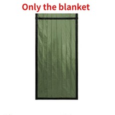서바이벌용품 생존용품 방수 경량 열 비상 비비 색 생존 담요 캠핑 야외 활동 장비, 2.Green Blanket, 1개