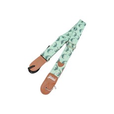 金川 Jinchuan 吉他背帶 - 可愛圖案 (企鵝 浴缸貓 跳舞人) - 白毛猴樂器, 1個, 深海鯨魚