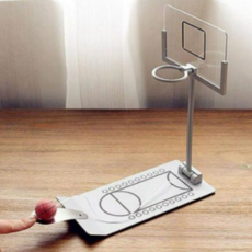 미니 보드 게임 데스크 휴대용 농구 미니 스포츠 게임 아크릴 손가락 장난감 게임기 사무실 오락실 오락기, 블랙