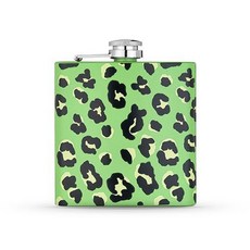 블러쉬 일렉트릭 애니멀 스테인리스 스틸 플라스크 177.4ml, 1개, Green