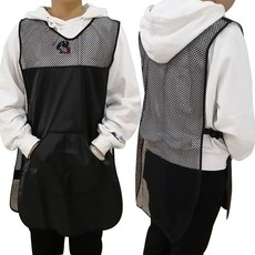 오엠티 여름 망사 앞치마, 블랙, 1개