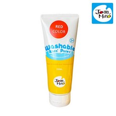 짜서쓰는 워셔블 물감 빨강색 페인팅놀이 유치원학습놀이 놀이집완구 유아