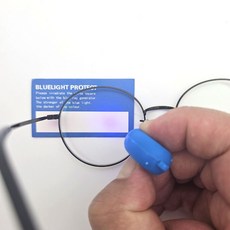 블루라이트 차단 안경 청광렌즈 확인 테스트 KIT