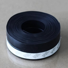 실리콘 반투명 그레이 블랙 문풍지, 블랙 45mm, 1개