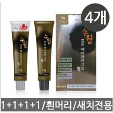 히솝 수월 명품 헤어 칼라크림 염색약, 4S 갈색, 4개