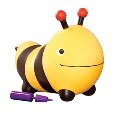 말랑말랑 아기 호핑말 꿀벌 바운스 유아짐볼 통통말 3세 짐볼장난감 정핑말, 1개