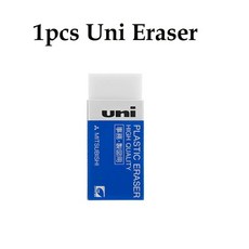 일본 UNI 기계식 연필 M5-450T 쿠루토가 플러스 리드 코어 자동 회전 지속적인 0.5mm 학용품 문구, 15 1pcs Uni Eraser