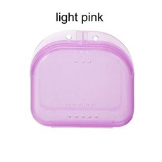 치과용 기구 용품 트레이 건강 관리 교정기 케이스 마우스 가드 컨테이너 틀니 보관함, 파란색