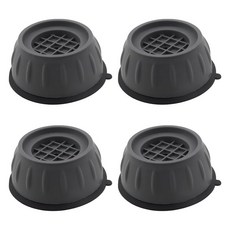 귀펑 4PCS 세탁기 충격 방지 풋 패드 소음 감소 미끄럼 고정 고무 매트 건조기 냉장고 베이스 하이팅 커버용 범용