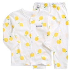 그린베베 영유아 봄여름용 레몬트리 면 내의(긴팔)