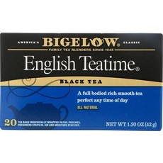 Bigelow Tea Perfectly Mint 홍차 카페인 티백 총 20개 262429, 20 Count (Pack of 2), 33g, 20