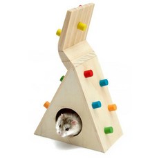 제이펫 카르노 햄스터 삼각형 벽타기 장난감 멀티 스포츠 헬스하우스 장난감, 1개