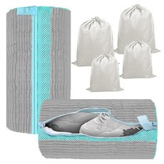 (2+4개) 대형 신발 세탁기 디자이너 백. 및 건조기용 재사용 가능한 클리닝 백 테니스 스니커즈용 클린 세탁 백 2개. 엑스트라 라지 부직포 보관 4개 포함 244547, (2+4개) 대형 신발 세탁기 디자이너 백. 및 건조기