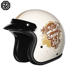 쏘픽 레트로 복고풍 반모 경량 귀보호대 오픈페이스 라이딩