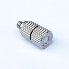 [국내제작] 쿨링포그 미세 안개 저압 나사형 분사노즐 스프레이 미스트, SUS 304, 0.4mm, 1개