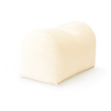 보니타 컨버젼 스웨이드 풋스툴 발스툴 발빈백 ST05 발받침대, 아이보리, 1개