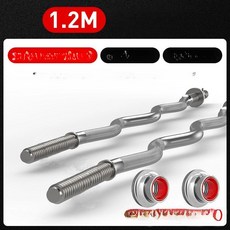 벤치프레스 헬스벤치 가정용 윗몸일으키기기구 홈트레이닝, 1.2m 곡선 지름 2.5 셀프락너트포함