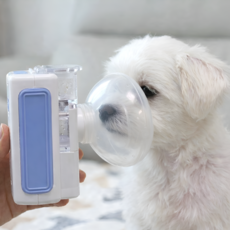 반려동물 전용 네블라이저 충전식 휴대용 강아지 고양이 초음파 흡입기 애니넵_국내생산제품, 1개