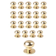 가죽공예 솔트레지 12mm, 골드, 20개