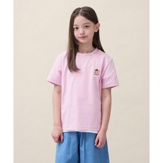 매장정품 [브랜드명] 빈폴 키즈 BEANPOLE KIDS 달이 라운드 반소매 티셔츠 - 라이트 핑크 (BI6242GE1Y) BI6242GE1Y 126944