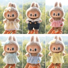 아이돌 인형옷 라부부 lababu 의상 17cm 마카롱 솜인형 솜인형옷, K.핑크메리윙, 1개