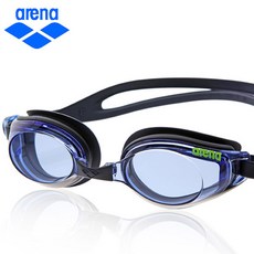 아레나 수경 AC2AG01 AGY-380 일반렌즈 물안경, 블루, 1개