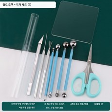 DIY 수공예 점토 도구 세트 도자기/석고 아트 재료, 1개