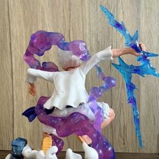 抱漫閣 海賊王手辦 幻獸果實尼卡形態 五檔夢幻路飛 白色模型擺件 盒裝手辦, 1個