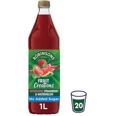 과일 크리에이션 딸기 수박 스쿼시, 6개, 1L