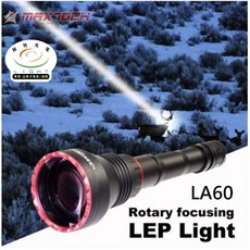 MAXTOCH LA60 2800米遠射程 旋轉變焦LEP手電筒 500流明, 1個