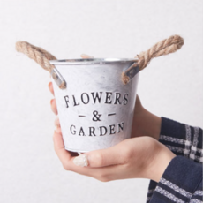 화이트 철제화분 빈티지 10cm 3개 인테리어 꾸미기 소품 작은화분 201+69004Dl