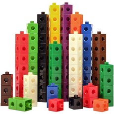 를 연결하는 에듀케이션 100개 세트 세기 색상 분류 장난감, 1세트, Standard - Set of 100