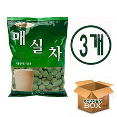 대호 매실차 1kg X 3개 자판기용 매실 가루 믹스, 1개입