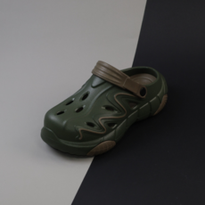 時尚男士洞洞鞋 厚底增高沙灘涼拖鞋