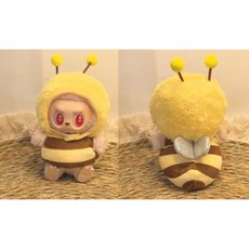 라부부 꿀벌옷 1대 2대 3대 코스프레 인형옷 Labubu 인형 옷 인형옷 꾸미기 세트, 1개