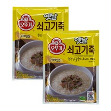 오뚜기 옛날 쇠고기죽 85g, 2개